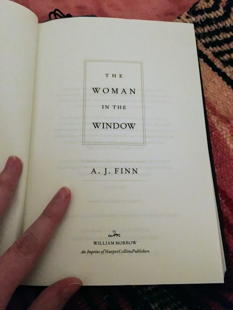 page turners woman in the window
